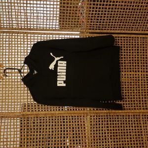 Mens Black Puma Hoodie